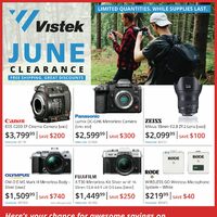 Vistek - June Clearance Sale Flyer