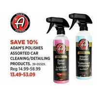 Adam's Polishes Assorted Car Cleaning/detailing Products