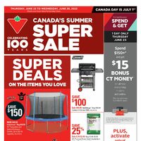 Canadian Tire - Weekly Deals - Canada's Summer Super Sale (Ottawa Area/ON) Flyer