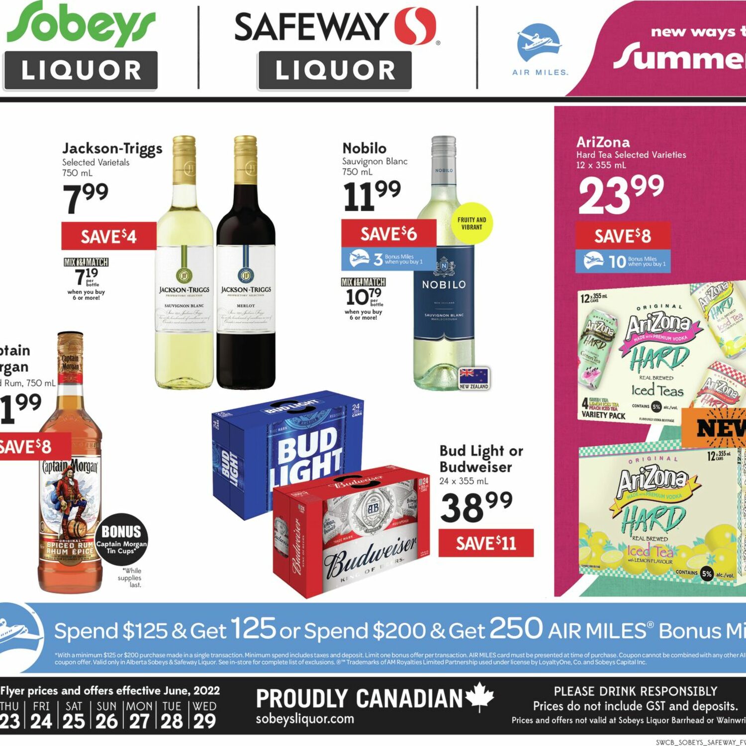 Safeway Weekly Flyer - Liquor Specials (AB) - Jun 23 – 29 ...