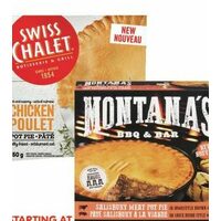 Swiss Chalet or Montana's Meat Pies