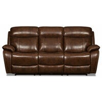 88'' Eddy Genuine Leather Power Reclining Sofa 