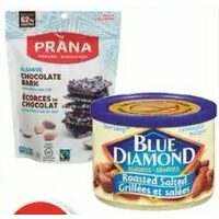 Blue Diamond Almonds or Prana Snacks