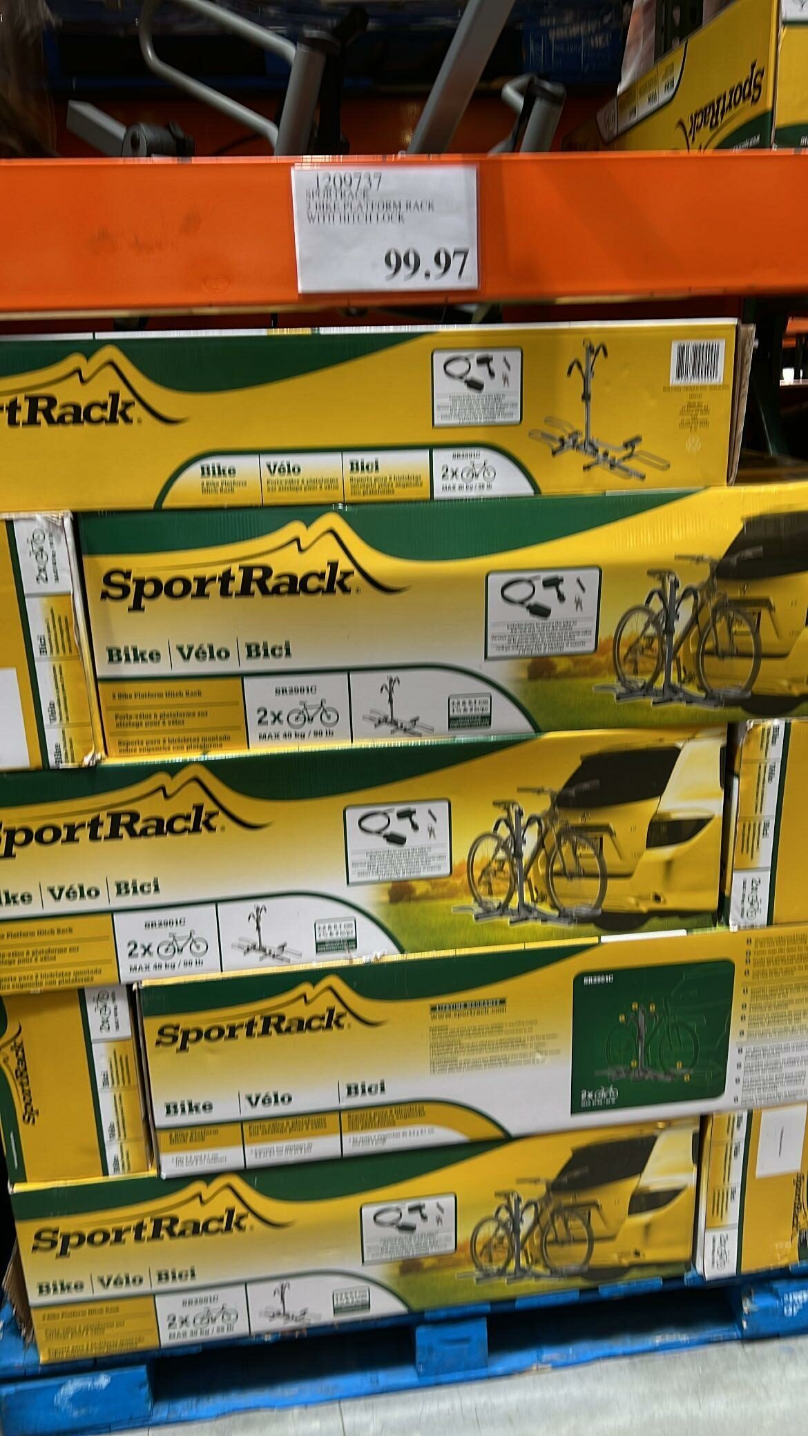 Sportrack 2 自行车平台机架间隙 99.97 加元（原价 199.99 加元）