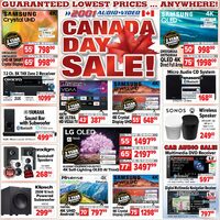 2001 Audio Video - Weekly Deals - Canada Day Sale Flyer