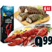 Frozen East Coast Cooked Lobsters or Large Rock Lobster 