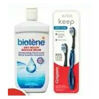 Colgate Keep Manual Toothbrush Starter Kit, Prevident Toothpaste or Biotene Dry Mouth Oral Care Products