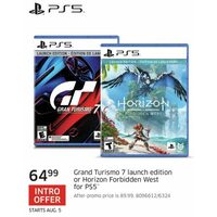 PS5 Grand Turismo 7 Launch Edition Or Horizon Forbidden West For PS5