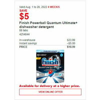 Finish Powerball Quantum Ultimate+ Dishwasher Detergent