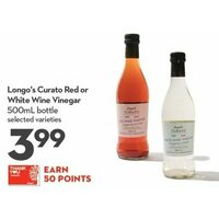 Longo's Curato Red Or White Wine Vinegar