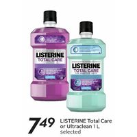 Listerine Total Care Or Ultraclean 
