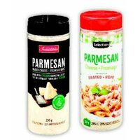 Irresistibles or Selection Grated Parmesan Cheese