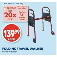 Folding Travel Walker Drive Medical