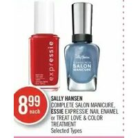 Sally Hansen Complete Salon Manicure, Essie Expressie Nail Enamel Or Treat Love & Color Treatment
