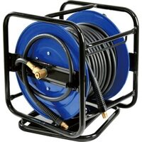 Power Fist 1/4 In. x 100 Ft Swivelling Hand-Crank Air Hose Reel