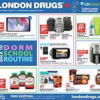 London Drugs - Weekly Deals - Back To Dorm School Routine Flyer