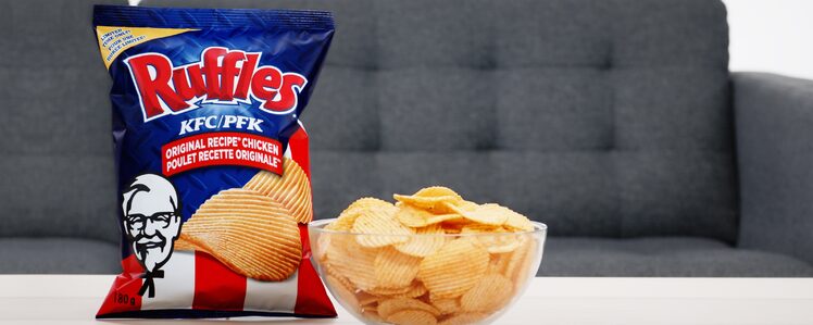 Ruffles Releases KFC-Flavoured Potato Chips in Canada