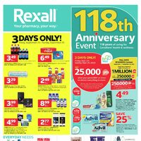 Rexall - Weekly Savings - 118th Anniversary Event (AB/SK/MB) Flyer