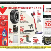 Canadian Tire - Weekly Deals - Celebrating 100 Years (West/ON/YT) Flyer