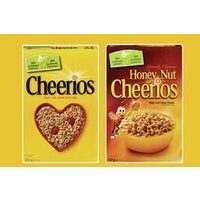 Cheerios Honey Nut Cheerios or Whole Grain Cheerios or Oatmeal Crisp 