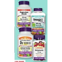 Webber Naturals Vitamins Minerals or Supplements 