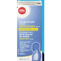 Life Brand Cough & Cold Relief Extra Strength Syrup