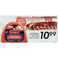 Schneiders Or Maple Leaf Hams Or Swiss Chalet Bbq Pork Back Ribs
