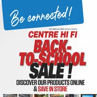 Centre HIFI - Weekly Deals - Back To School Sale Flyer