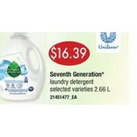 Seventh Generation Laundry Detergent Products