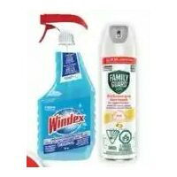 Windex Household Cleaner, Family Guard Disinfectant Spray or Cleaner