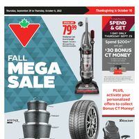 Canadian Tire - Weekly Deals - Fall Mega Sale (Vancouver Area/BC) Flyer