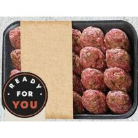 Prepared In-Store Lean Ground Beef Italian Style Meatballs 