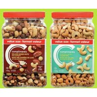 Compliments Mixed Nuts or Cashews Roasted & Salted