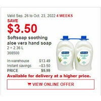 Softsoap Soothing Aloe Vera Hand Soap