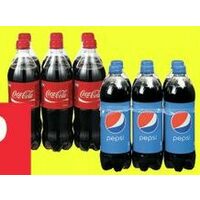 Coca-Cola or Pepsi Regular or Diet 