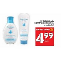 Live Clean Baby Shampoo Or Lotion