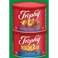 Trophy Cashews or Deluxe Mixed Nuts