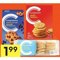 Compliments Snacking Crackers, Rice Crackers Or Cookies