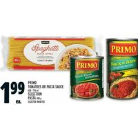 Primo Tomatoes Or Pasta Sauce, Selection Pasta
