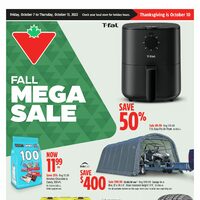 Canadian Tire - Weekly Deals - Fall Mega Sale (AB/SK/ON/PE) Flyer