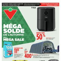 Canadian Tire - Weekly Deals - Fall Mega Sale (ON_Bilingual) Flyer