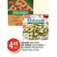 Delissio Thin Crispy, Dr. Oetker Casa Di Mama Or Ristorante Pizza