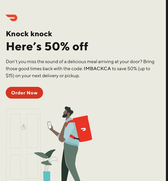 [DoorDash] Doordash coupon codes YMMV Forums