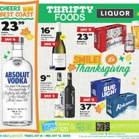 Thrifty Foods - Liquor Specials Flyer