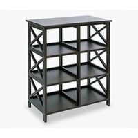 Dina Black or White Lacquered Shelf Units -6-Shelf