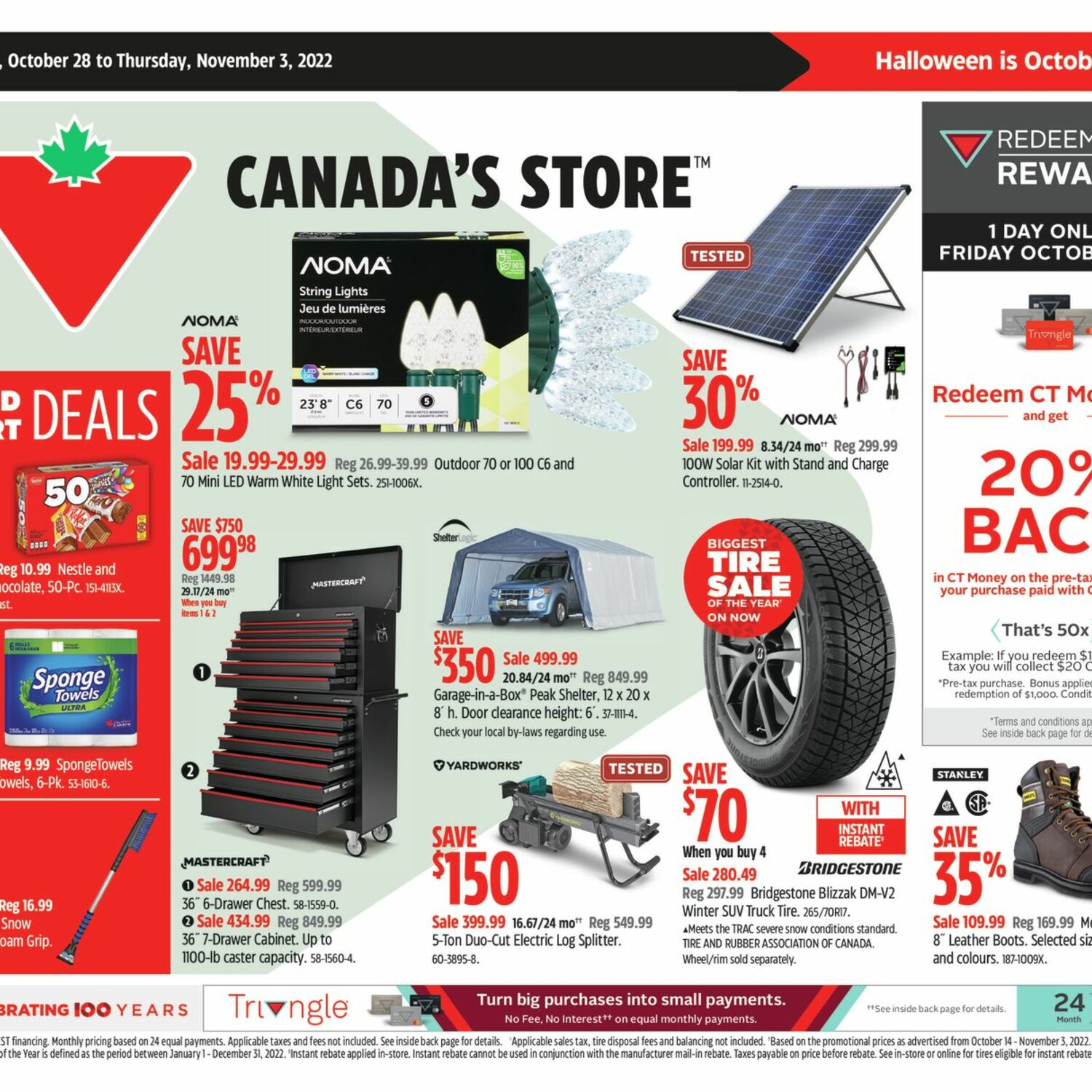Canadian Tire Weekly Flyer Weekly Deals Canada's Store (NB) Oct 28 Nov 3
