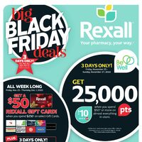 Rexall - Weekly Savings - Big Black Friday Deals (AB/SK) Flyer