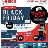 The Brick - Saving You More - Black Friday Sale (ON) Flyer