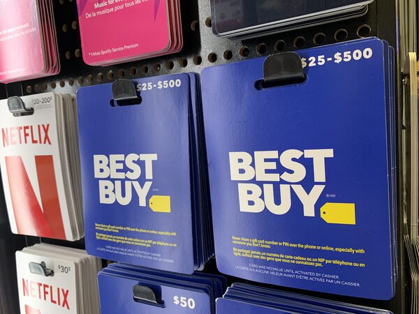 Some empty Best Buy gift cards in case you need some ammo : r/scambait