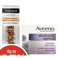 Aveeno Absolutely Ageless, Neutrogena Rapid Tone Repair Or Honest Beauty Facial Moisturizers